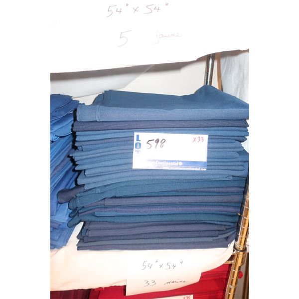 NAPPE 54"x54" BLEU MARINE