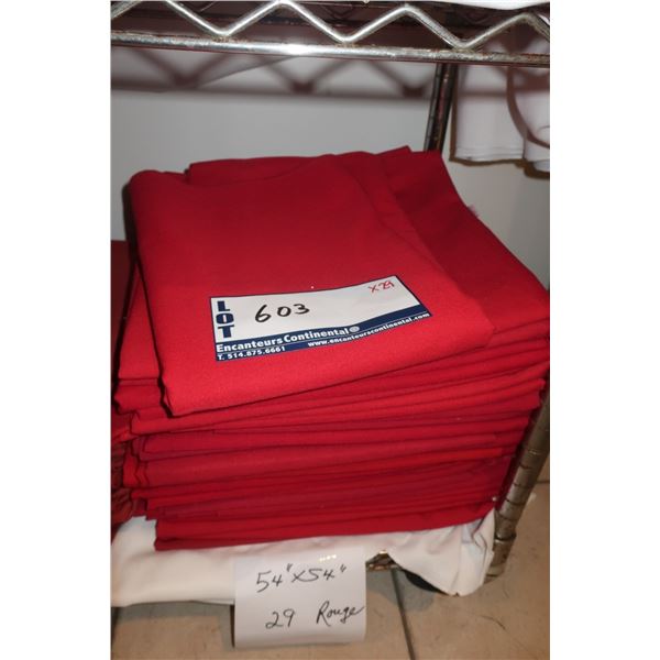 NAPPE 54"x54" ROUGE