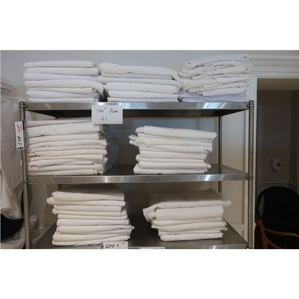 NAPPE RONDE 120"  BLANC