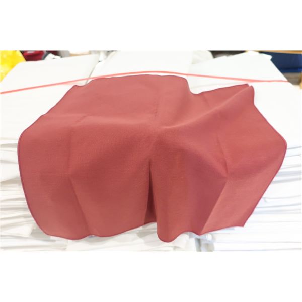 NAPKINS EN TISSU  BOURGOGNE