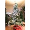 Image 1 : ARBRE DE NOËL 9' AVEC LUMIÈRES ET BASE