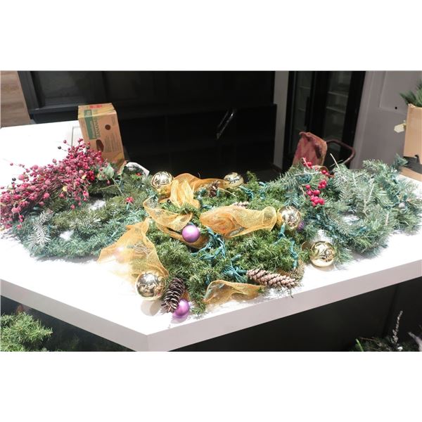 LOT:4mcx GUIRLANDES/RÉCIF DE NOËL A/LUMIÈRES & DÉCO