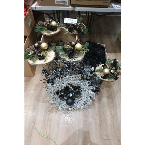 LOT DE DÉCORATION DE NOËL