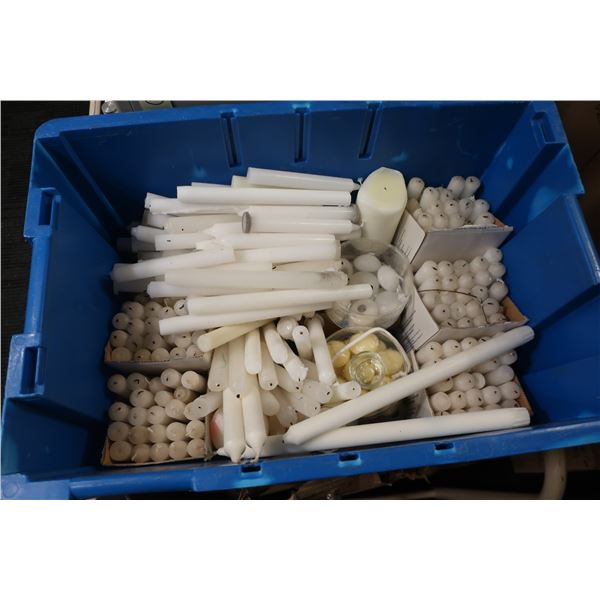 LOT DE +/- 150pcs BOUGIES ASSORTIES