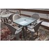 Image 1 : ENS: TABLE VITRÉE A/4-CHAISE PLASTIQUE D'EXTIRIEUR
