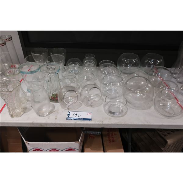 LOT DE 30 VASES ASST