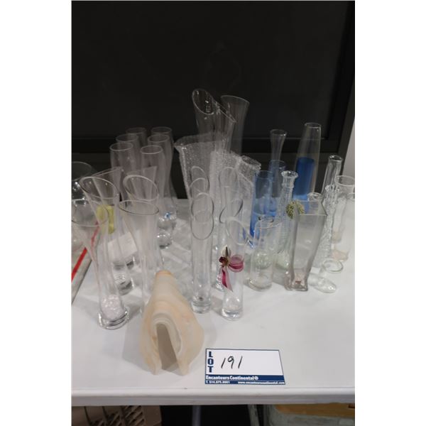 LOT DE 39 VASES ASST