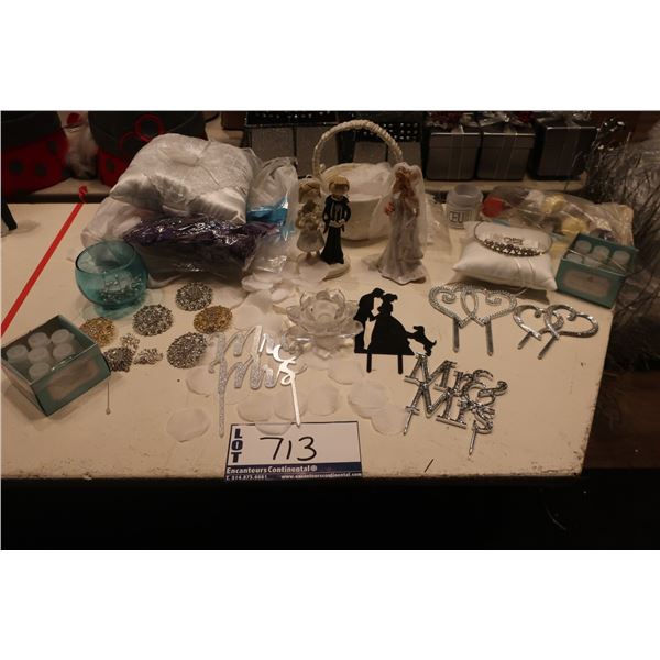 LOT DE DÉCO DE MARRIAGE ASST