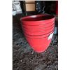 Image 1 : LOT DE 6 POTS EN PLASTIQUE 16"d.x12"h.