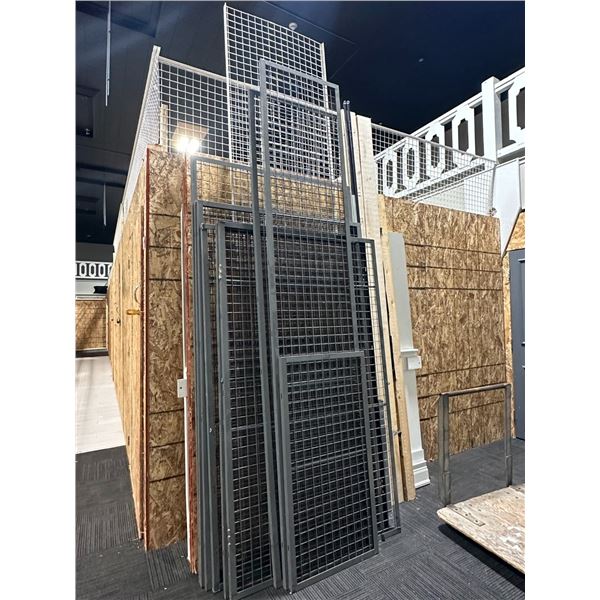 LOT DE GRILLAGE(-25 POTEAUX 8')