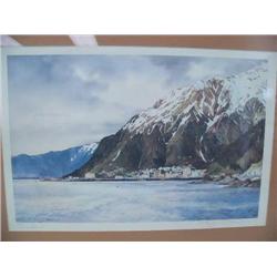 Nancy Taylor Stonington Print, "Juneau" 1976 23" x 29" (1)