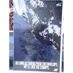 Lot of 4 Posters:  View of Mt. McKinley, Extreme Skier K2, Anchorage Photo 1985, KHAR Radio  (71)