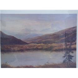 Print of Mt. McKinley the Great, 78/300 21" x 27" by Jean Matyas 21" x 27" (71)