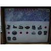 Image 2 : 4 Framed Lots of Iditarod Pins  (1)