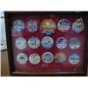 Image 3 : 4 Framed Lots of Iditarod Pins  (1)