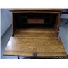 Image 2 : Outstanding American Quarter Sawn Oak Drop Front Desk from the Burns Furniture Company of Denver, Co