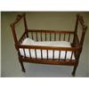 Image 1 : Outstanding American Walnut c.1860 Baby Cradle (63)