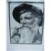 Image 2 : Pair of Fred Machetanz Prints from Books:  Dog Team, Old man with pipe, Frame Size 14" x 16"  (42)