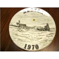 George Ahgupuk Alaska Plate, c.1970 (1)