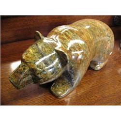 13" Soapstone Bear by Michael Scott (1)