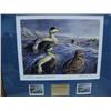 Image 11 : Complete Collection of 19 Alaska Medallion Issue Duck Stamp Prints, Matted and Framed from 1985 to 2