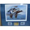 Image 12 : Complete Collection of 19 Alaska Medallion Issue Duck Stamp Prints, Matted and Framed from 1985 to 2