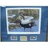 Image 3 : Complete Collection of 19 Alaska Medallion Issue Duck Stamp Prints, Matted and Framed from 1985 to 2