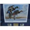 Image 3 : Utah Medallion Edition Duck Stamp Prints from 1986-1997 12 Pieces, (1990 is not medallion edition) (