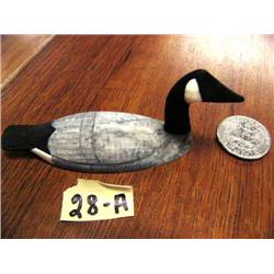 CHOICE on 4" Ivory Bird, by Al Mayac. Canvas Back B