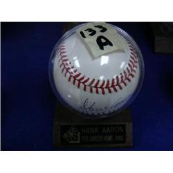 CHOICE on 3 Autographed Baseballs with Certificates in Individual Display Cases: B Willie Mays (53)