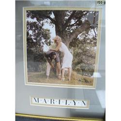 CHOICE of 3 Marilyn Monroe Photos, Double Matted and Framed 15" x 12" Frame Size: A  Marilyn Monroe 