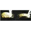 Image 1 : 2 Gold Nugget Wedding Bands, Size 5  (31)