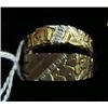 Image 1 : 2 14K Gold Men's Rings with Diamonds Size 10 (31)