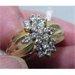 Size 7, Approximately 21 Diamonds, Lady's Ring  (31)