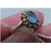 Image 3 : Size 4 3/4 Lady's Aquamarine Ring with Small Diamonds (31)