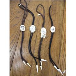 Lot of 4 Bolo Ties  (37)
