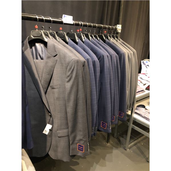 15 S.COHEN BLUE AND GREY SUIT JACKETS AND PANTS ALL  MIXED SIZES
