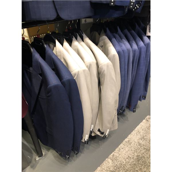 15 RENOIR SUIT JACKETS AND PANTS GREY AND BLUE MIXED SIZES