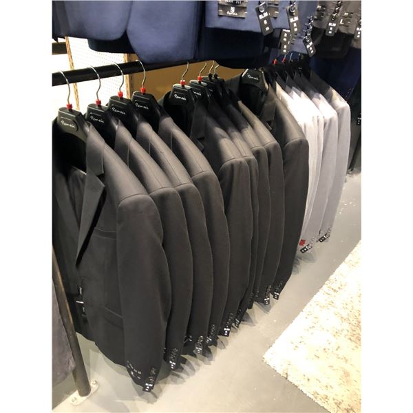 15 RENOIR SUIT JACKETS AND PANTS BLACK AND GREY MIXED SIZES