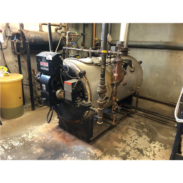 STEAM BOILER SASKATOON BOILER MODEL OTS.G30H, NEEDS TO BE DISMANTLED