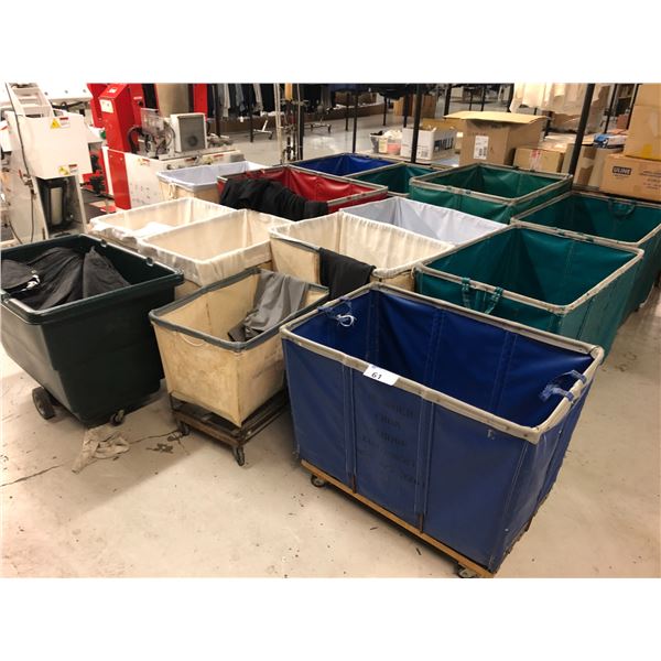 16 MOBILE GARMENT BINS