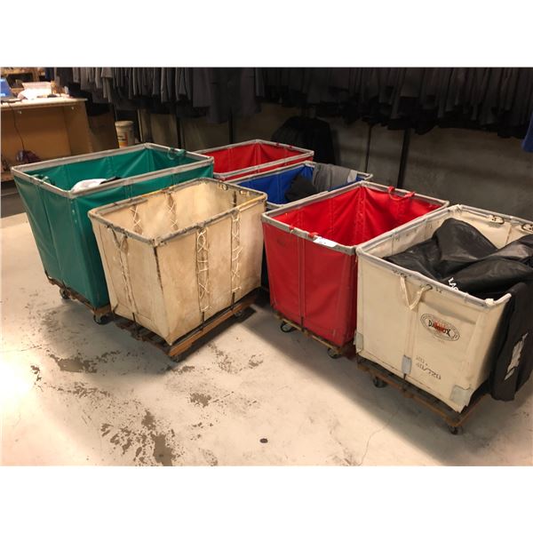 10 MOBILE GARMENT BINS