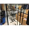 Image 1 : 4 MISC. GARMENT DISPLAY RACKS