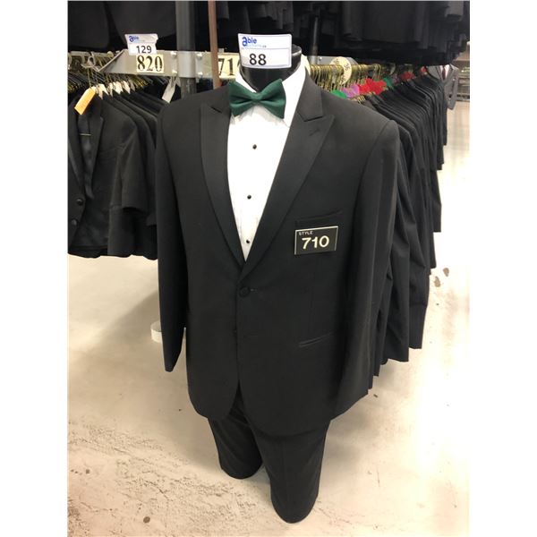 BLACK WOOL TUXEDO JACKETS APPROX 300 STYLE 710 MIXED SIZES