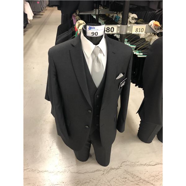 DARK GREY WOOL SUIT JACKETS STYLE 480 APPROX 80 MIXED SIZES