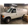 Image 1 : WHITE 2006 FORD E-250 VAN  VIN 1FTNS24L86DA94128, ODO 235950KM, GAS, RD, AC, PW, PL,