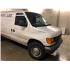 Image 3 : WHITE 2006 FORD E-250 VAN  VIN 1FTNS24L86DA94128, ODO 235950KM, GAS, RD, AC, PW, PL,