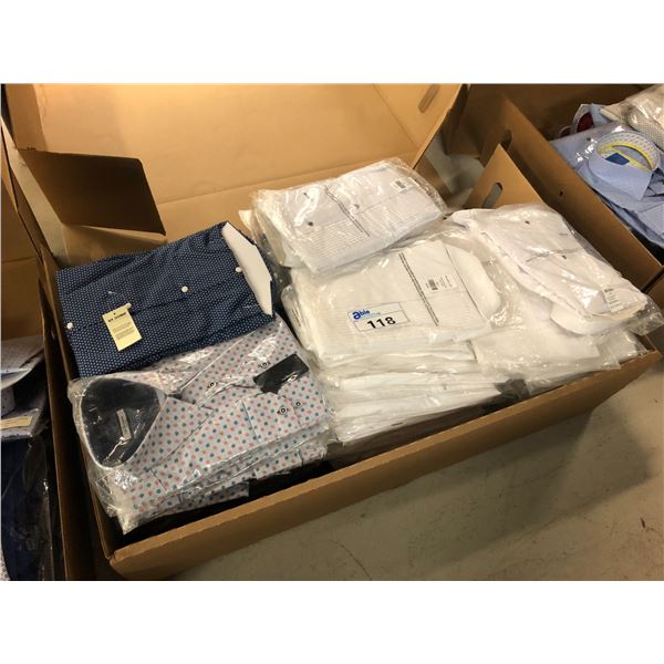 MIXED COLOUR MENS DRESS SHIRTS VARIOUS SIZES APPROX 35 SHIRTS