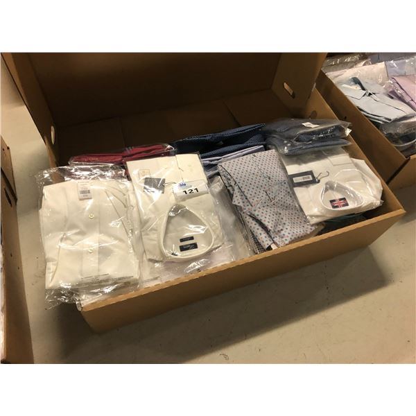 MIXED COLOUR MENS DRESS SHIRTS VARIOUS SIZES APPROX 35 SHIRTS