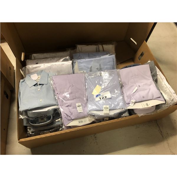 MIXED COLOUR MENS DRESS SHIRTS VARIOUS SIZES APPROX 35 SHIRTS